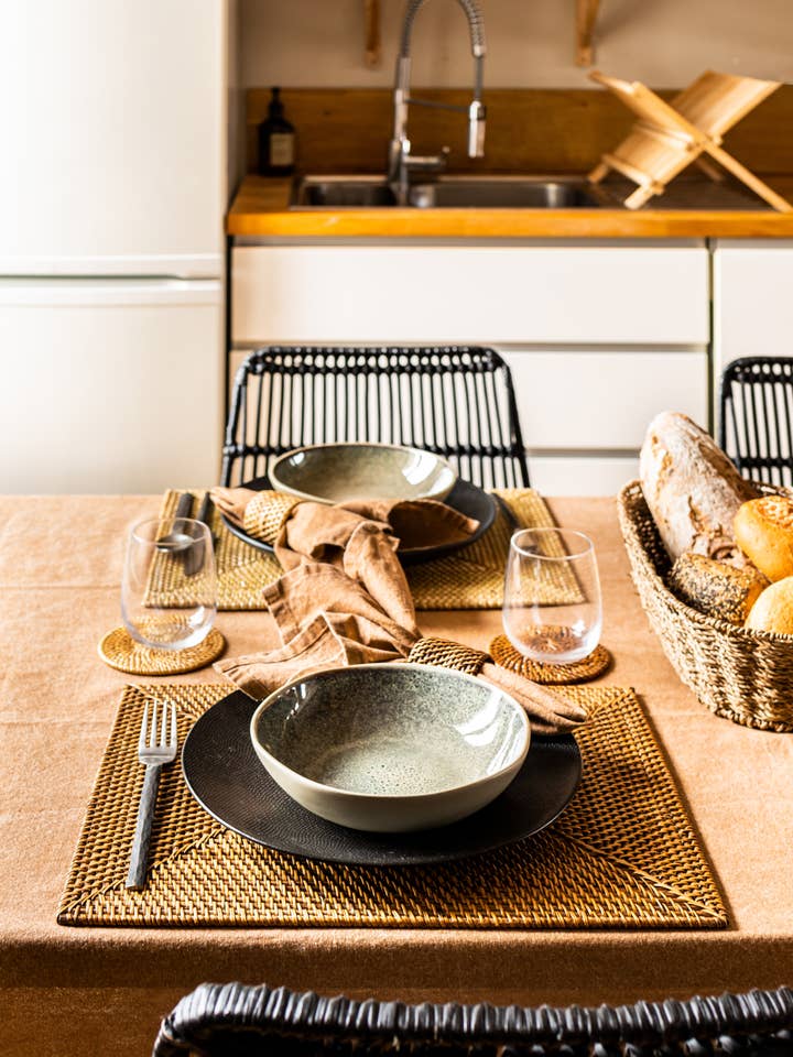 Placemat RATTAN - 30x40 cm for wholesale by Tiseco