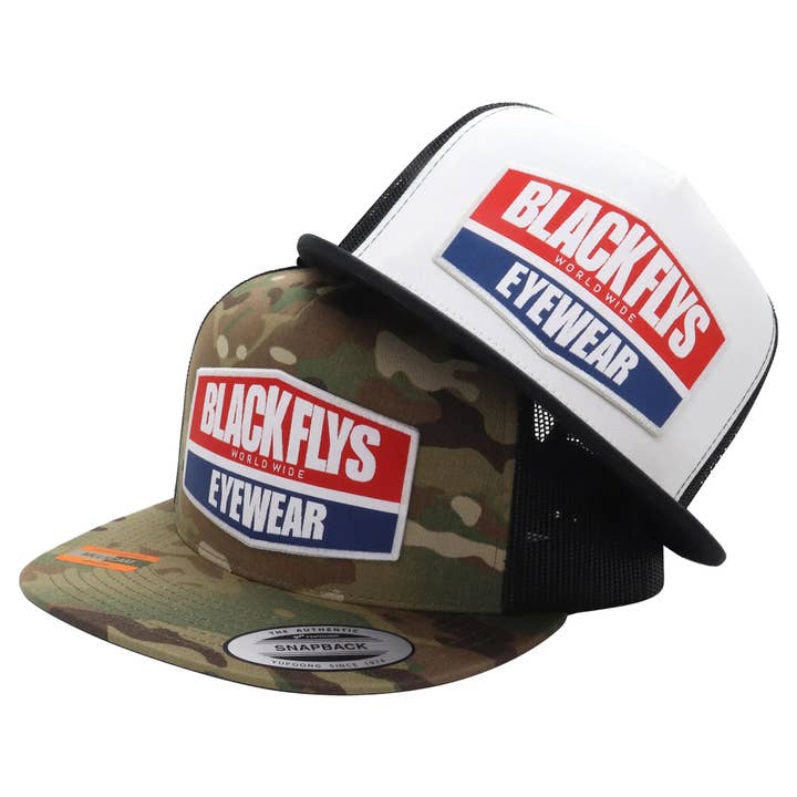 Worldwide Patch Trucker for engroshandel hos Black Flys Eyewear