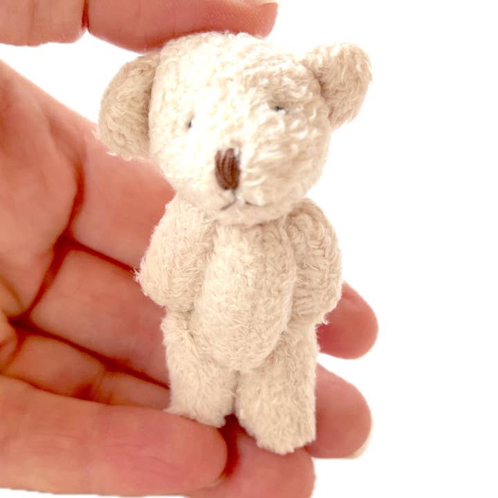 The Gifted Rat - Vendita all'ingrosso Peluche - Bambini e neonati - Portachiavi Orsetto Piccolo Beige Imbottito per Zaino e Tasche6