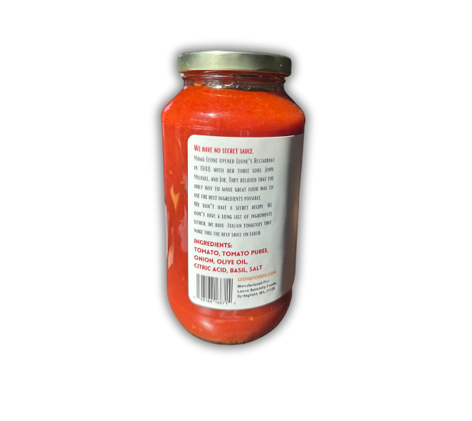 Leone Foods - Wholesale Pasta Sauce - Leone's Marinara Sauce4
