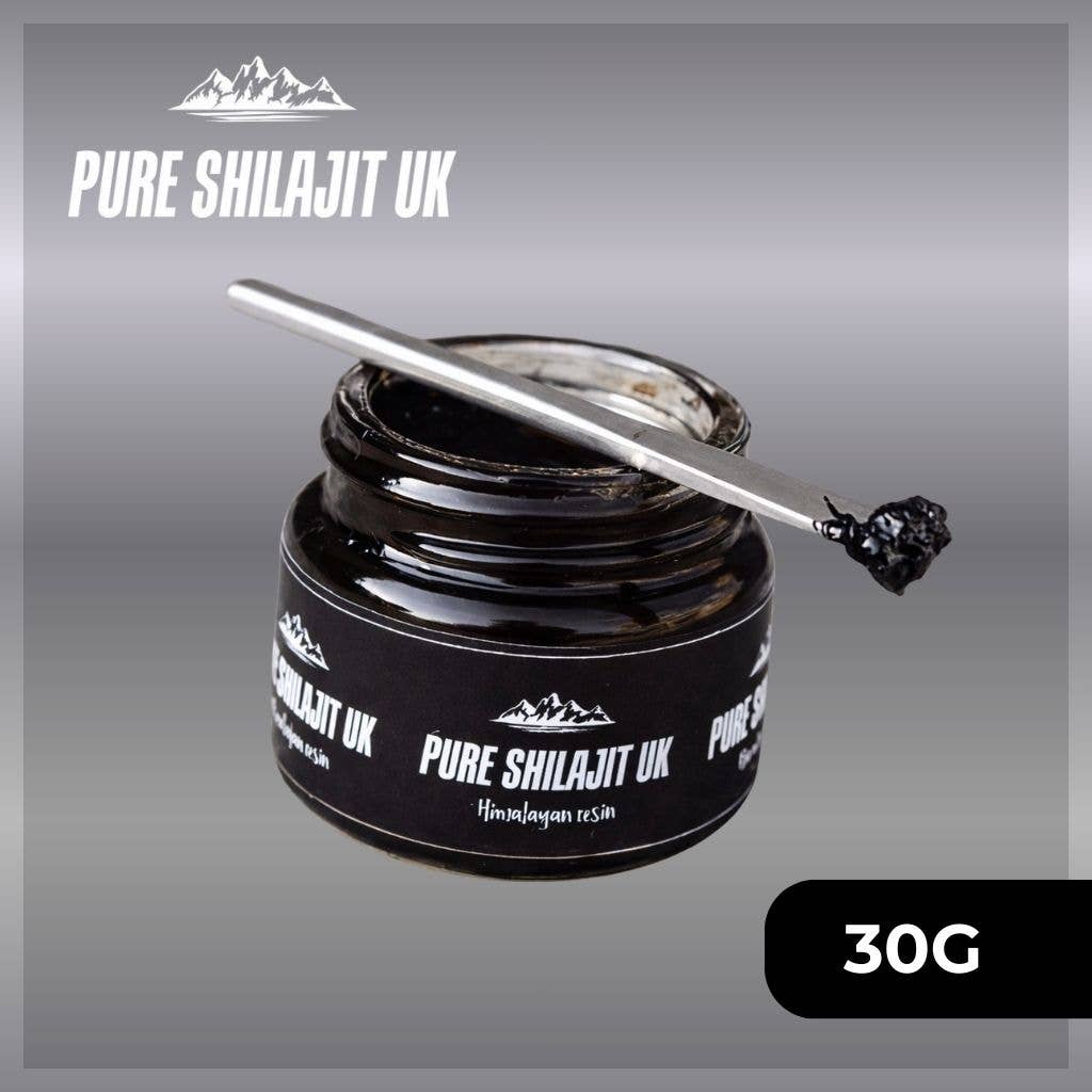 Pure Shilajit UK - Vente Supplément oral/vitamine - Résine de Shilajit Himalayen Authentique – 100g Non Marqué/WhiteLab2