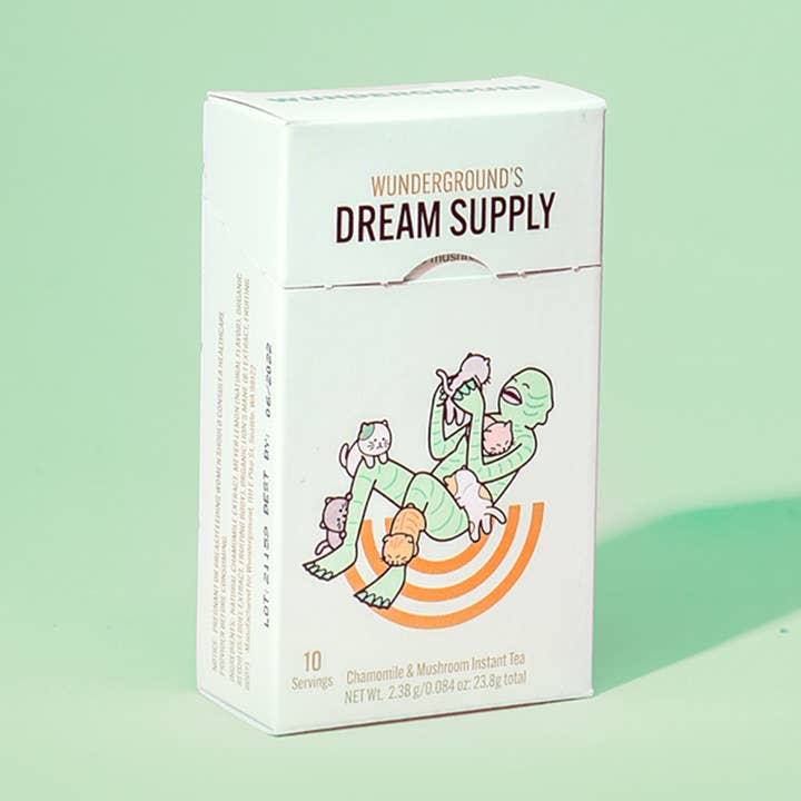 Wunderground - Wholesale Health/Detox Tea - Dream Supply Mushroom Instant Tea (10-Serving Carton)0