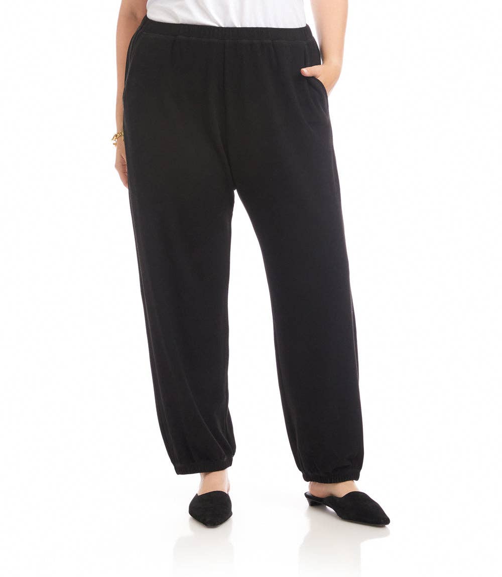 Black Plus Size Jogger Sweatpants for wholesale on Faire0