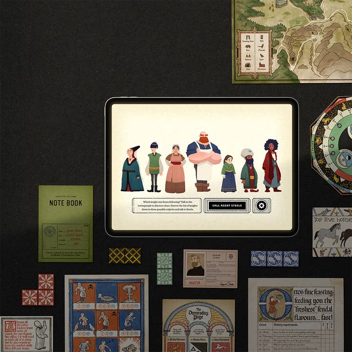 History Mysteries - Wholesale Board Game - 'The Medieval Mishap' Family Friendly Puzzle Game