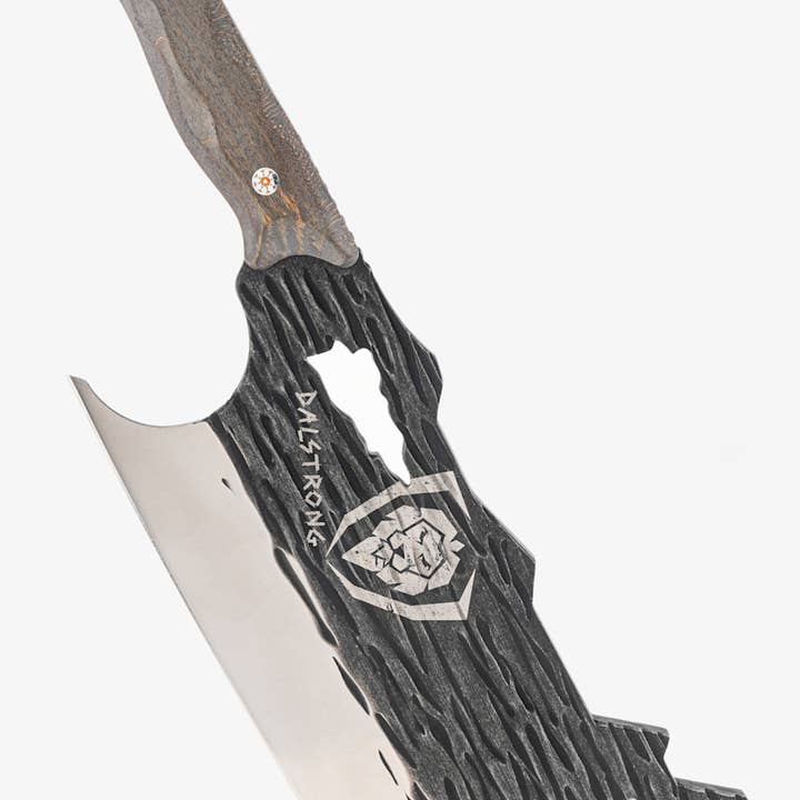Dalstrong - Wholesale Kitchen/Utility Knife - Obliterator Cleaver Knife | Acacia Wood Stand | The Barbarian Series™ | Dalstrong ©1