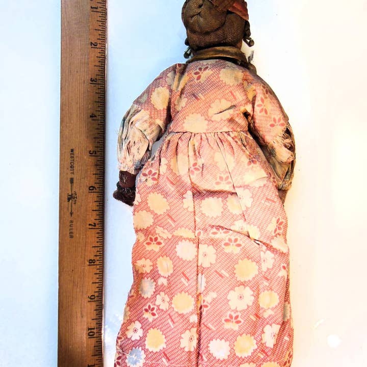 Jane A Gordon: Jewelry Art Gifts Inspiration - Wholesale Doll - Kids - Antique Rag Doll, Smiling Woman with Jewelry from 1800's3