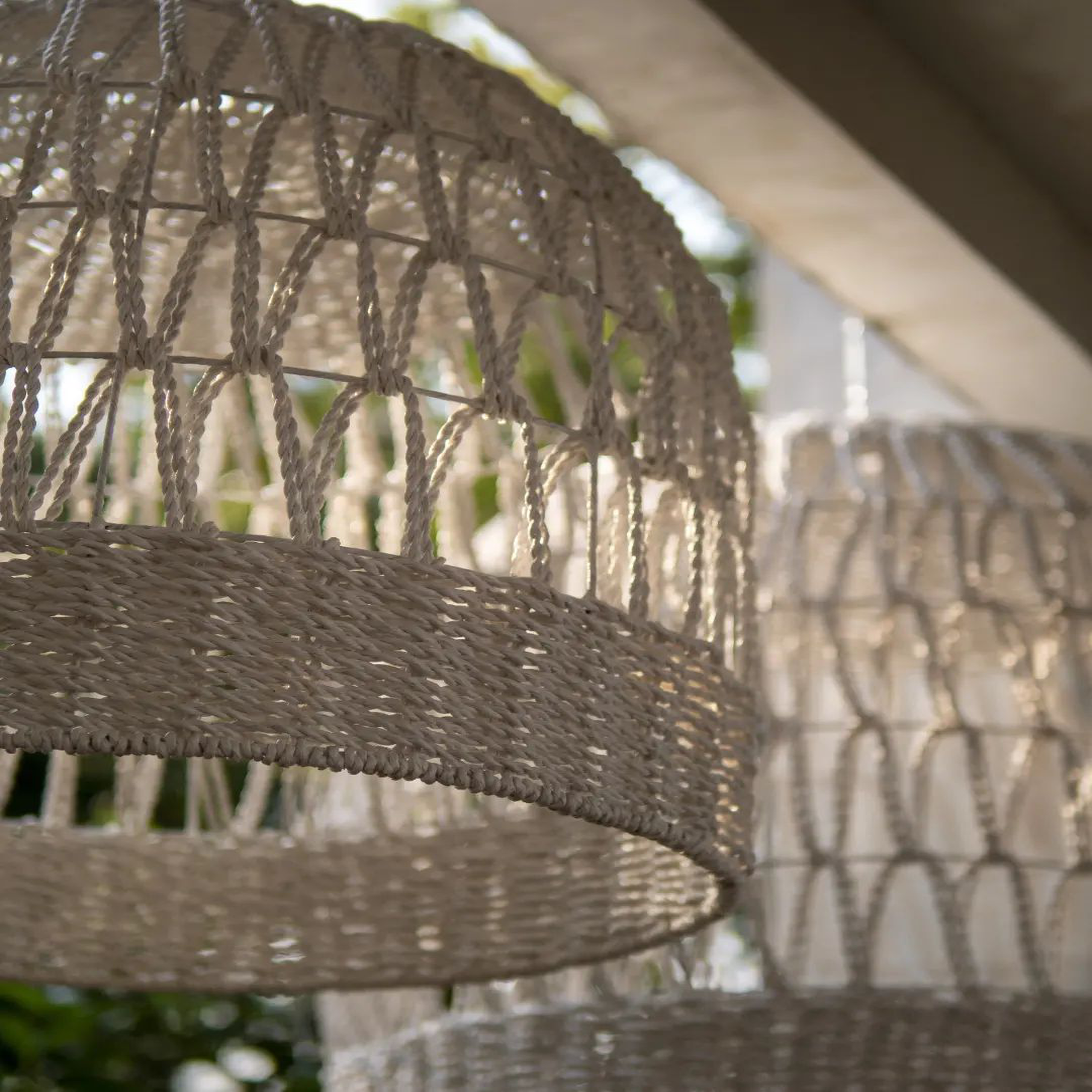 Ecozuper - Vendita all'ingrosso Lampadario/lampada a sospensione - Ciondolo Seagrass bianco0