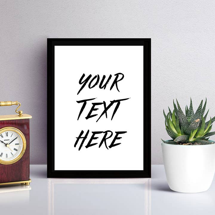 Modern Memory Design Picture Frames – wholesale Sign – Custom Quote print framed wall art frame4