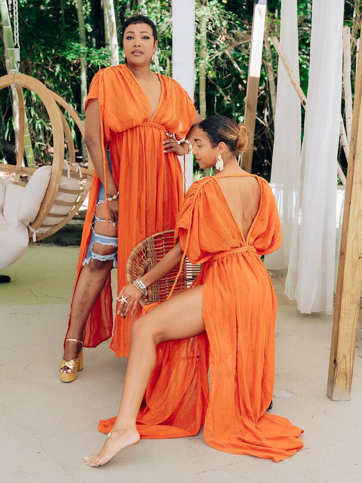 "Luzia" Captain's Dinner Maxi Cover Up Dress for wholesale by Yacht Club Access