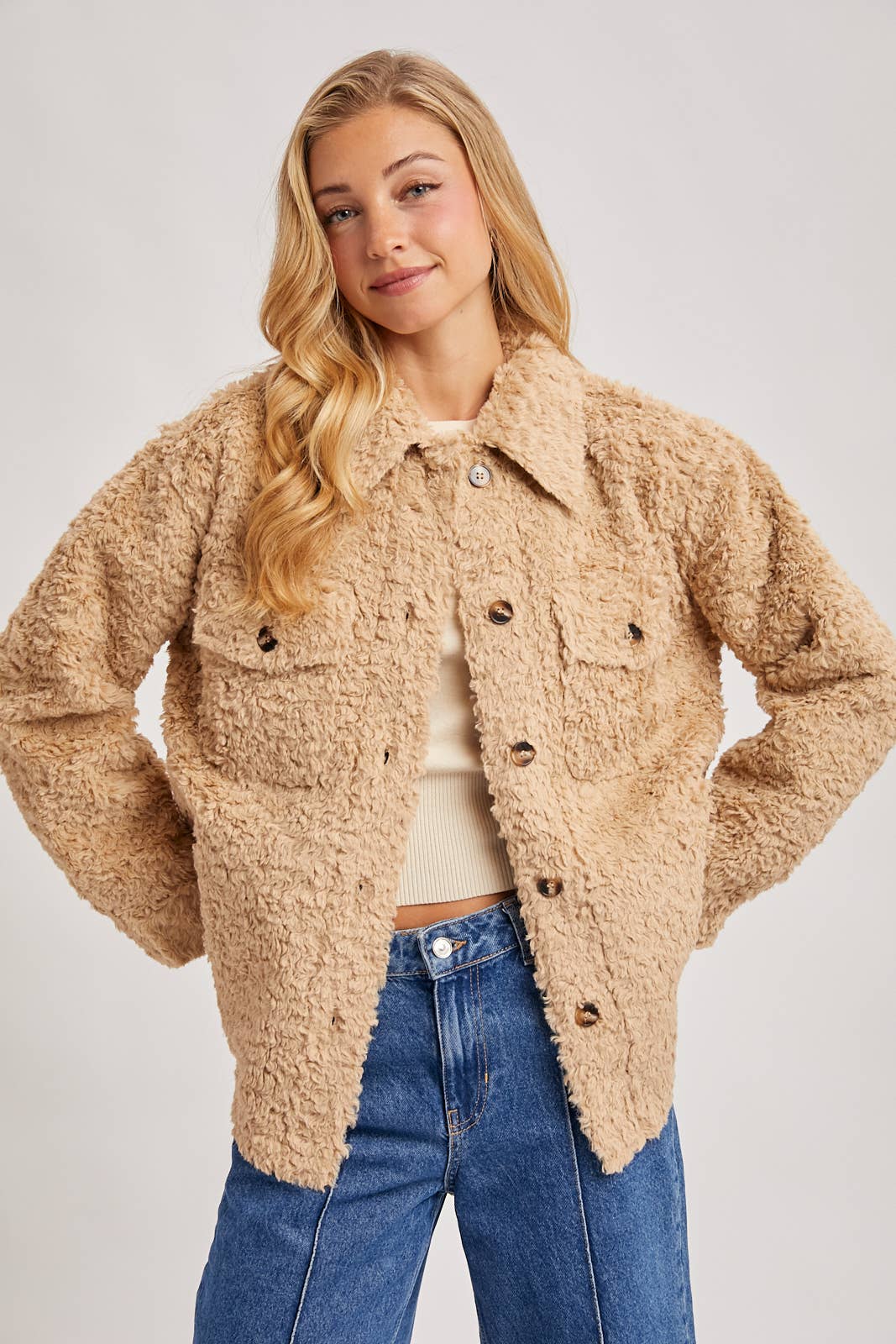 Bluivy - Wholesale Jacket - Women's - BOUCLE WOVEN JACKET5