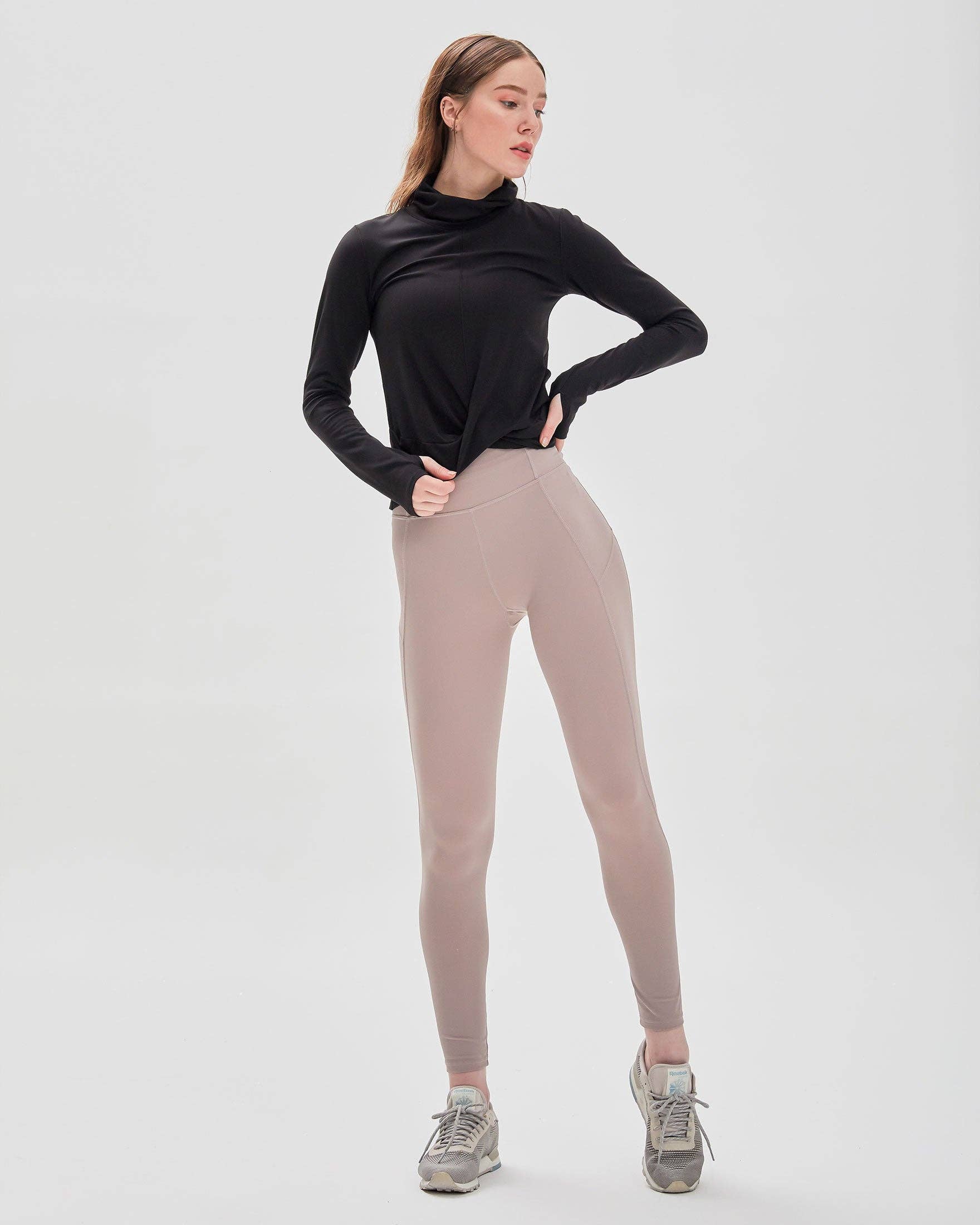 Rebody - Wholesale Athletic Top - Women's - Turtle- Cowl Neck Coziplex™ Long Sleeve9