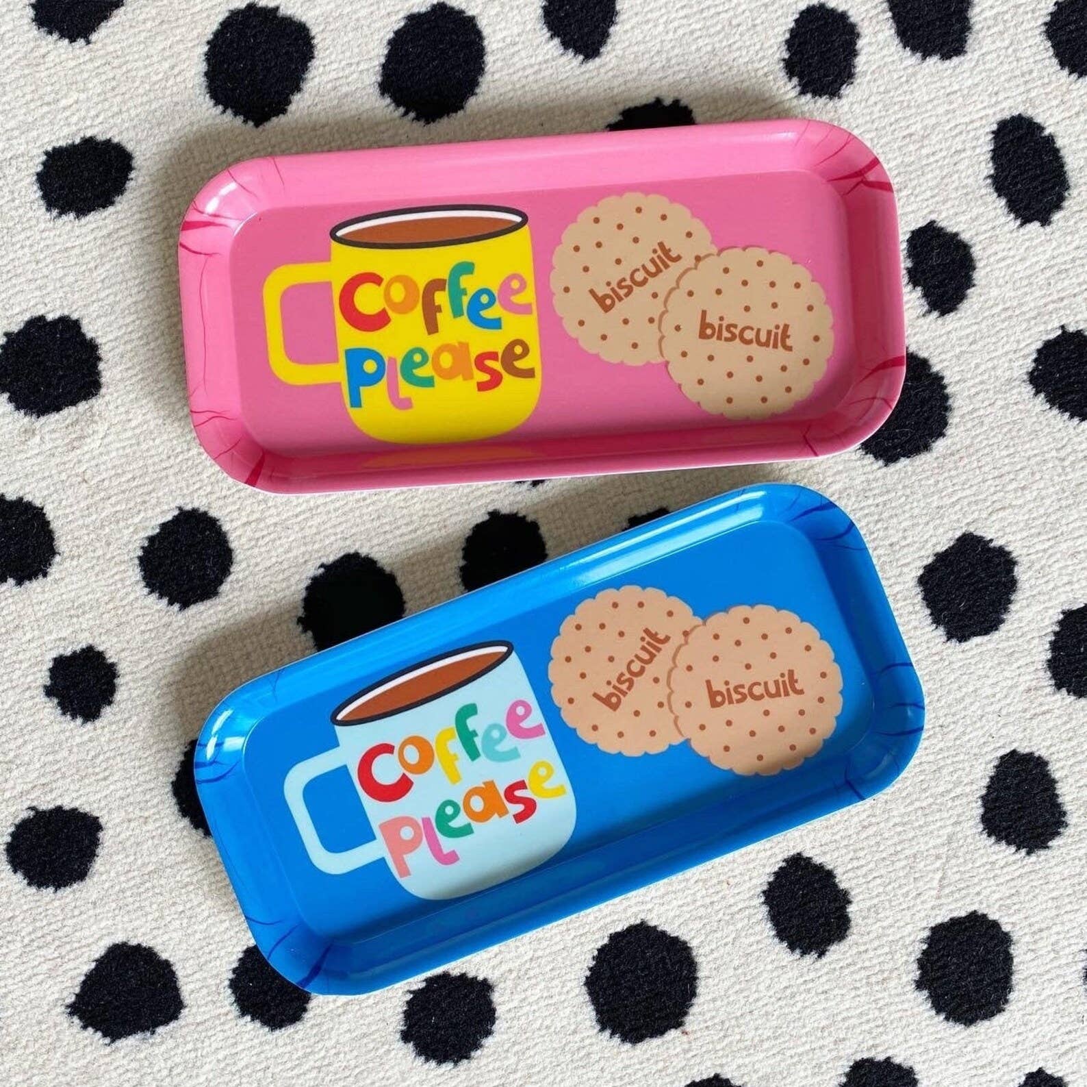 Poppekins - Wholesale Serving Tray - Coffee and Biscuits Melamine Tray8