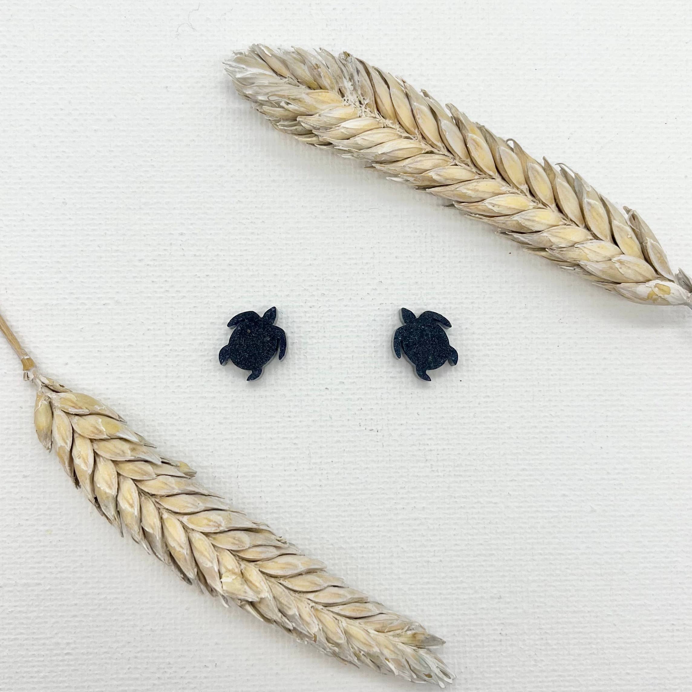 Sandy Beaches Shop - Wholesale Stud/Post Earrings - Custom Sand Turtle Studs | Beach Sand6