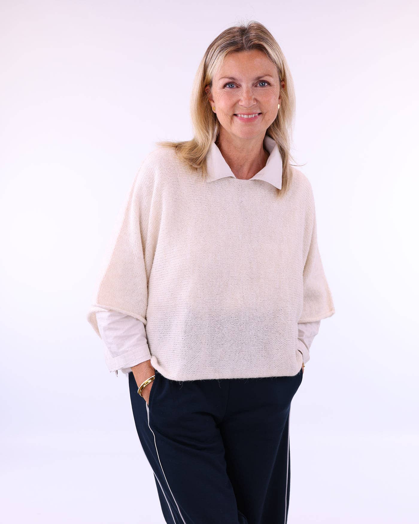 Cadenza Italy Ltd – wholesale Knit top – Women's – Alpaca Blend Short Tunic Top0