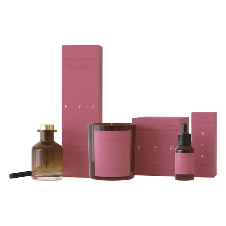 Ambre Bougie Damson Prune, Rose & Patchouli en vente sur Faire3