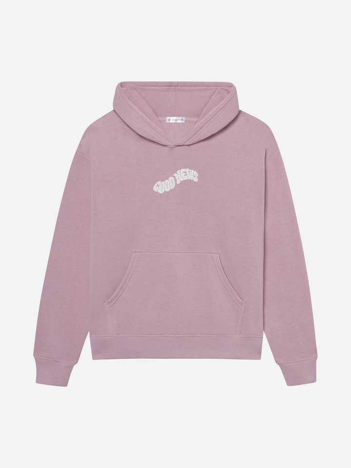 Good News Pink Unisex Hoodie for wholesale by Elevated Faith