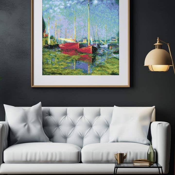 RIOLIS - Wholesale Embroidery/Cross Stitch Supplies - Cross Stitch Kit Riolis 1779 Argenteuil after Monet3