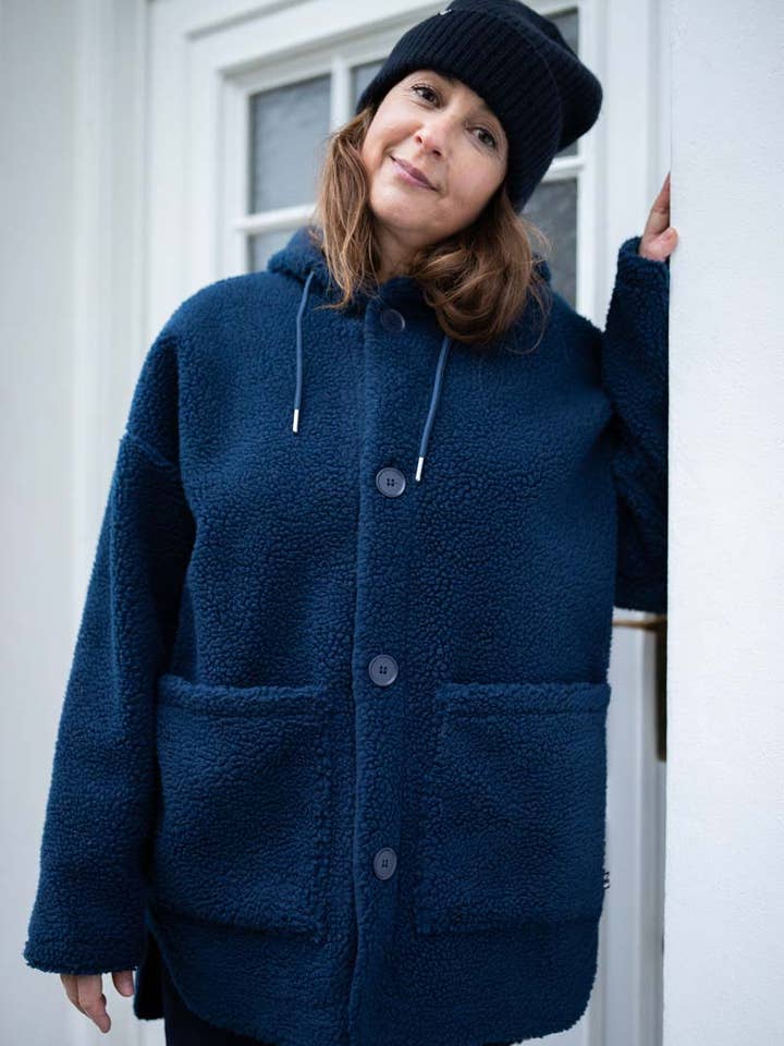 Danewillow Fleecejacka Mörk Marinblå för wholesale av Danefae København