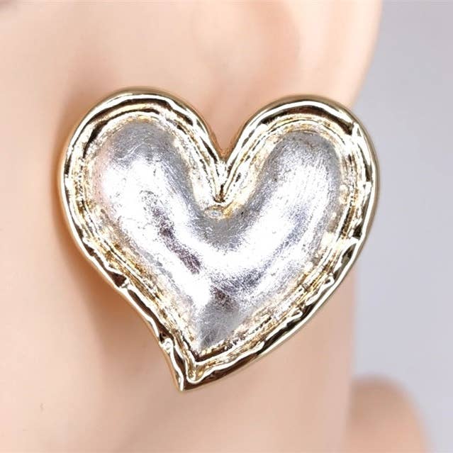 Greater Goods Imports & Wholesale - Wholesale Stud/Post Earrings - E1865 TE6808 Love Earrings0