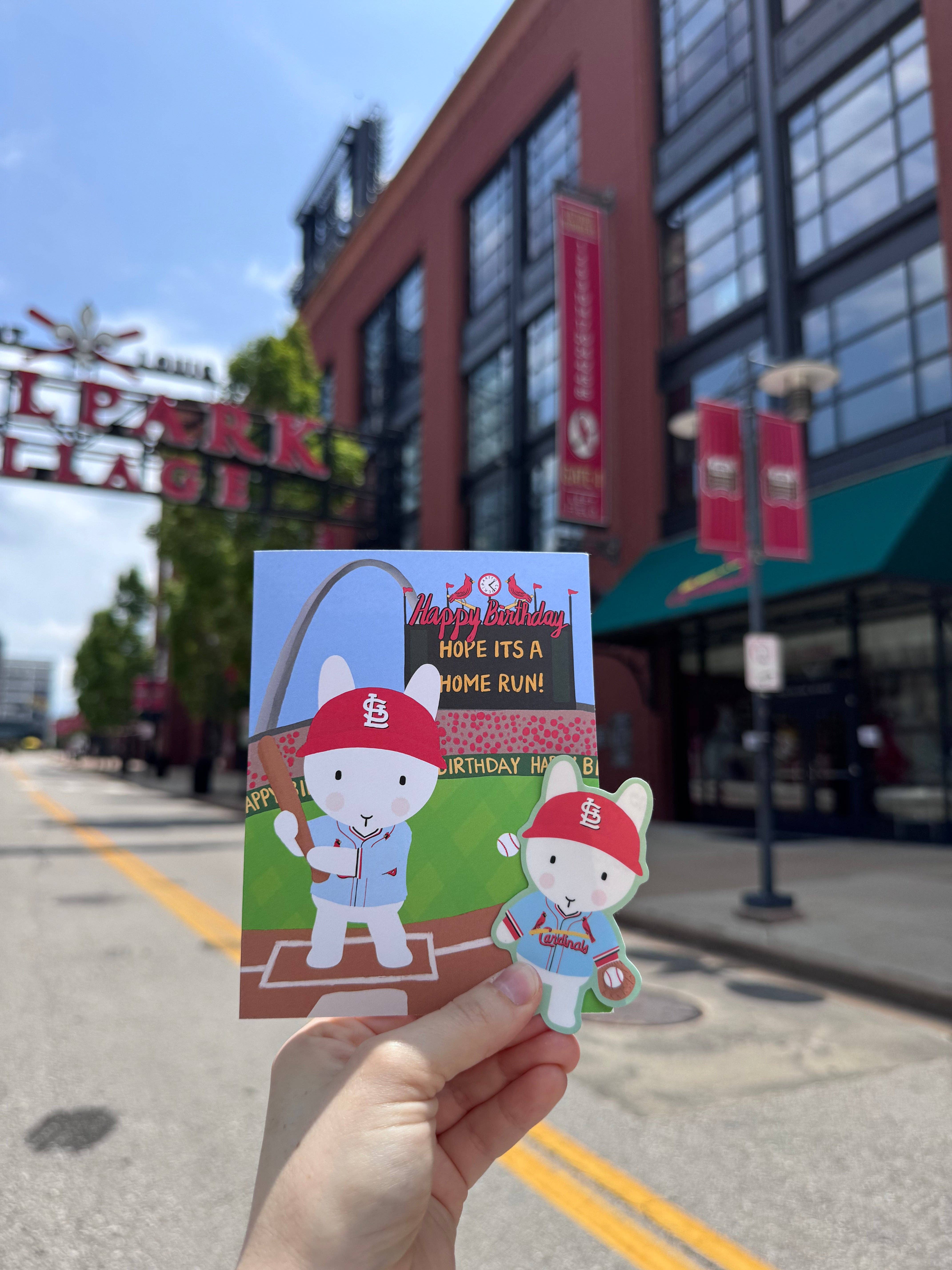 Clem & Co. - Wholesale Sticker - Saint Louis Cardinals Baseball Clem the Bun Sticker7