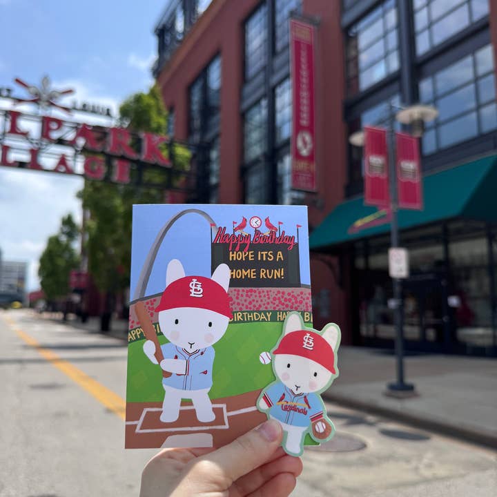 Clem & Co. - Wholesale Sticker - Saint Louis Cardinals Baseball Clem the Bun Sticker7