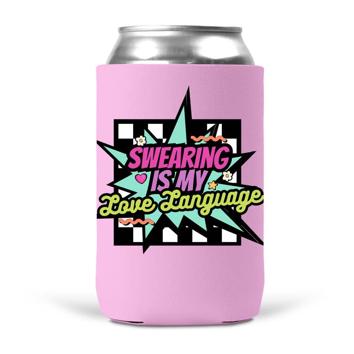 Jurer est ma langue d'amour Neoprene Can Cooler Koozie pour la vente par tcbco