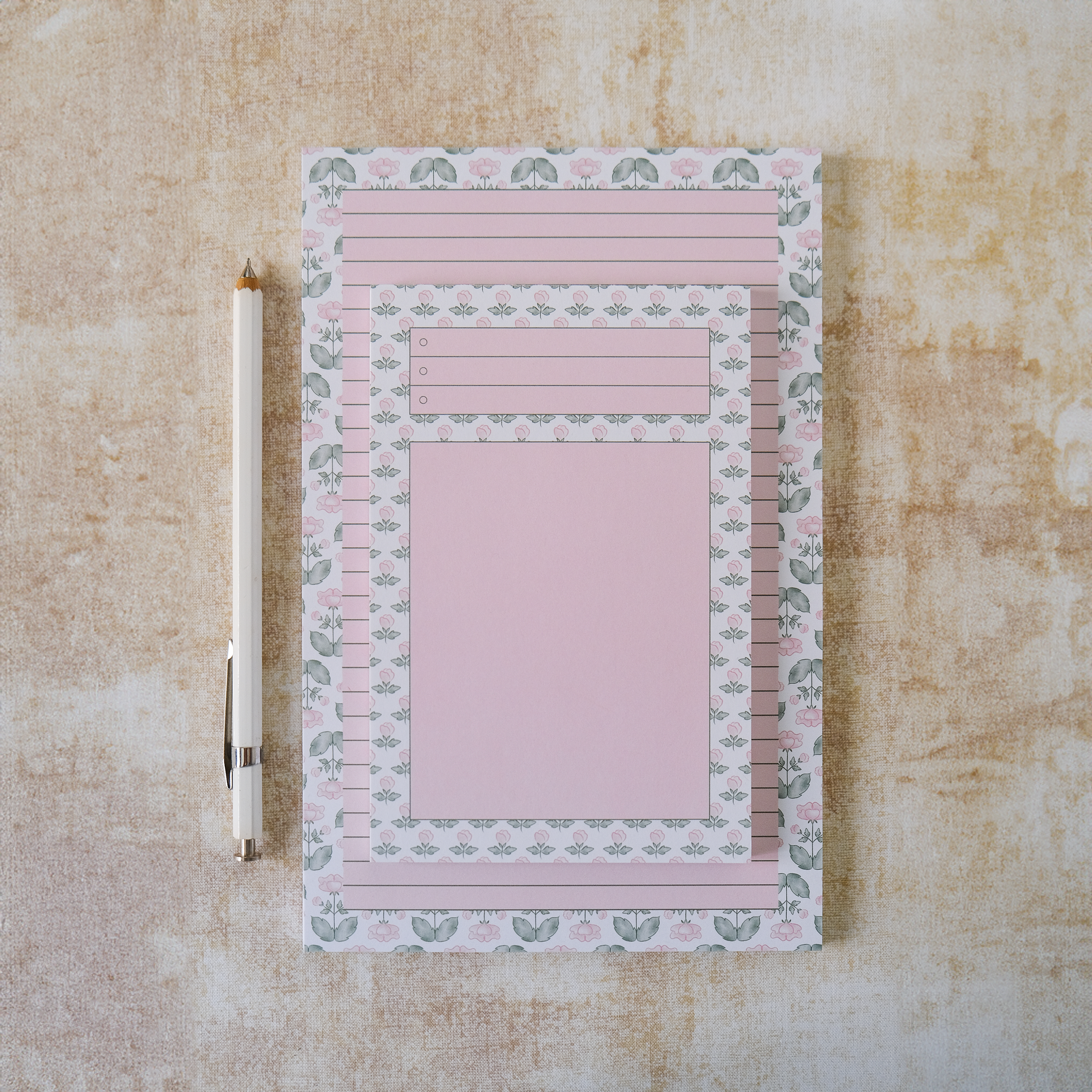 Flower Heads - Venta al por mayor Libretas - Bloc de tareas Rose | Lista de verificación | Lista de tareas | Bloc de notas de bolsillo2