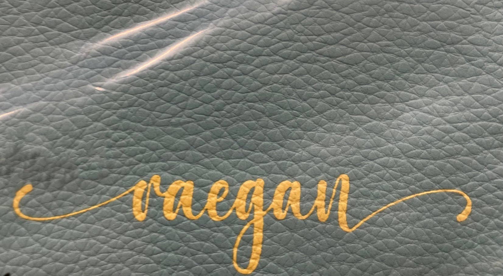 The Classy Cloth WS - Wholesale Make-up/cosmetic bag - Pebble Leather Cosmetic Bag - Monogrammed26