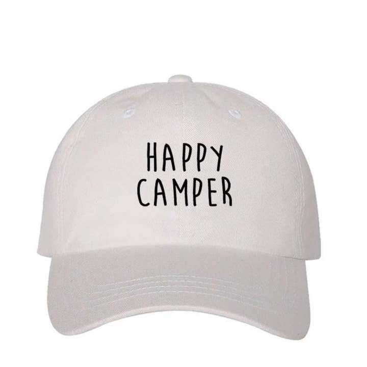 DSY Lifestyle - Wholesale Baseball Cap - Women's - Happy Camper Baseball Hat2