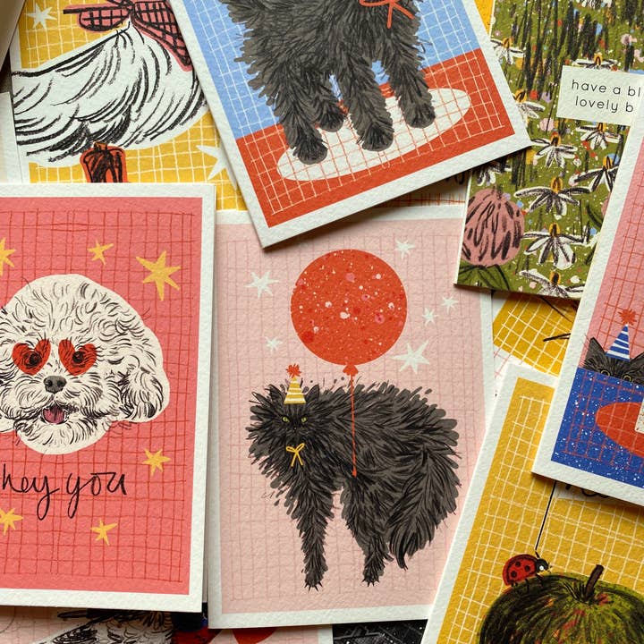 Aimee Mac Illustration / Stationery & Prints – wholesale Birthday card – Birthday Boots Card / Animal Birthday Card / Kids Birthday3