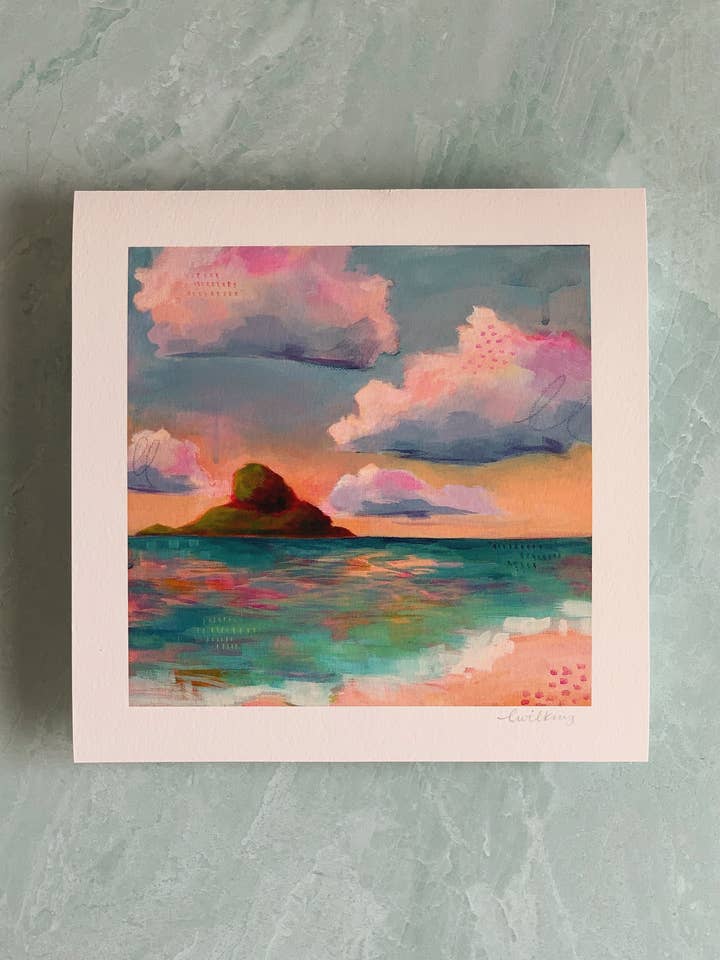 Mokoli'i Morning, Fine Art Print for wholesale by Lindsay Wilkins Art