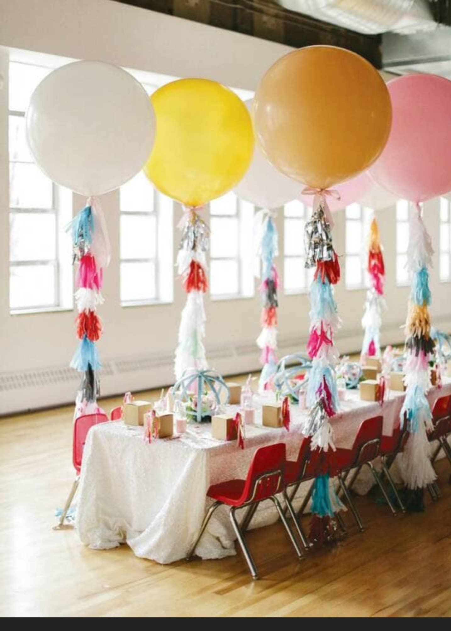 Heart paper scissors - Wholesale Party Sign/Banner - Tissue Paper Tassels2