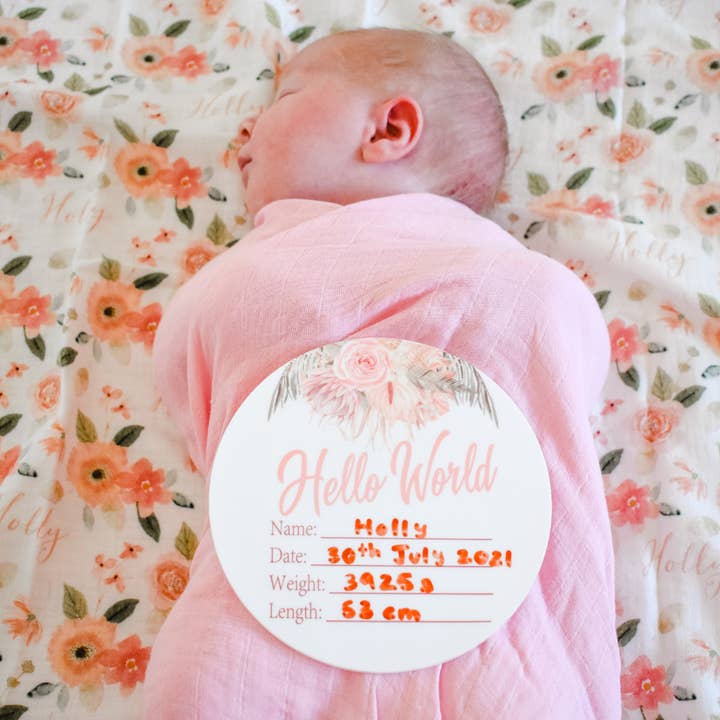 Coperte Fasciatoio in Bambù e Cotone - Rosa Baby Solido per la vendita all'ingrosso da parte di Zebra Babies