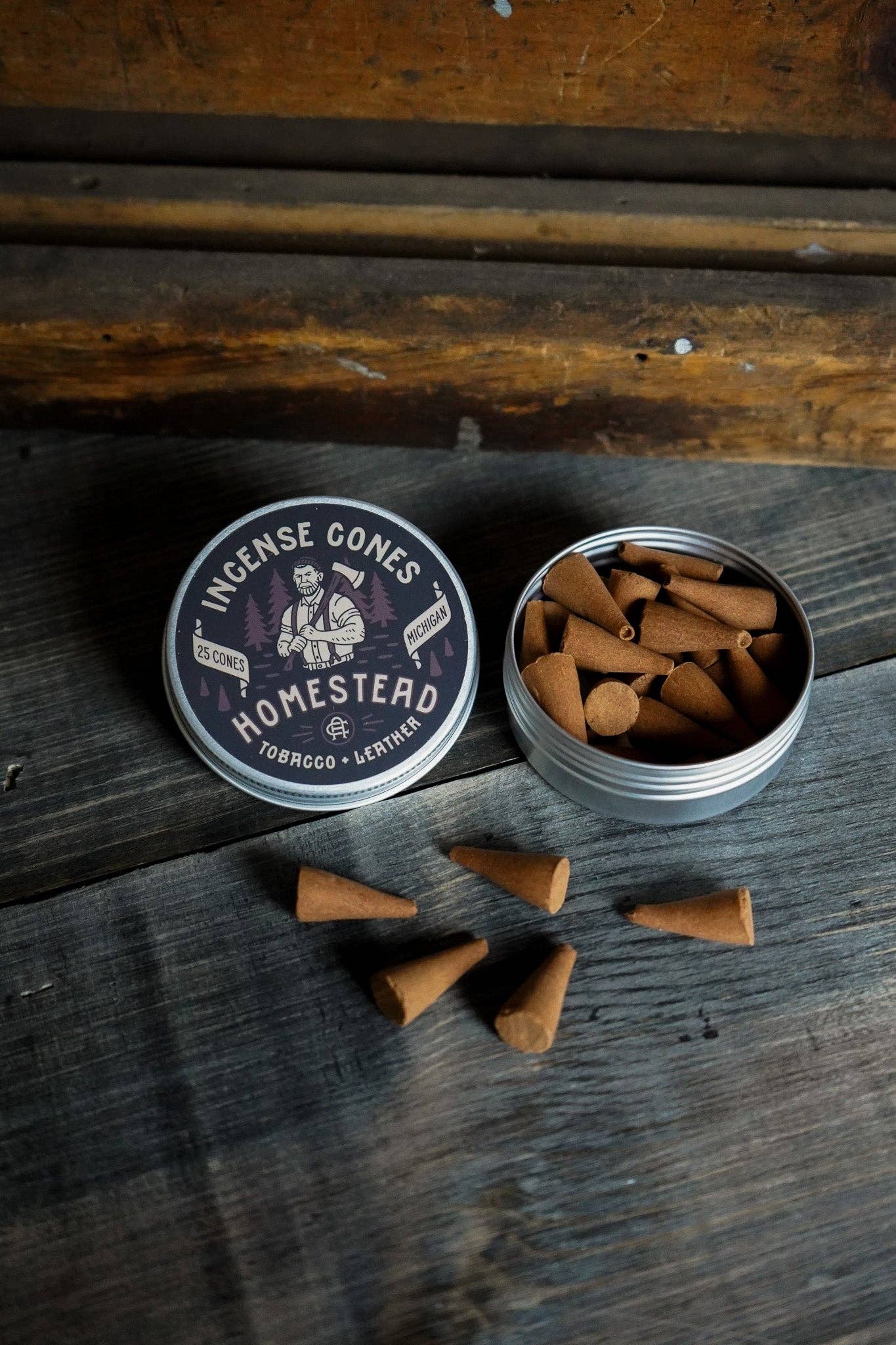 Ambush Candle Co. – wholesale Incense – Homestead | Tobacco + Leather Incense2