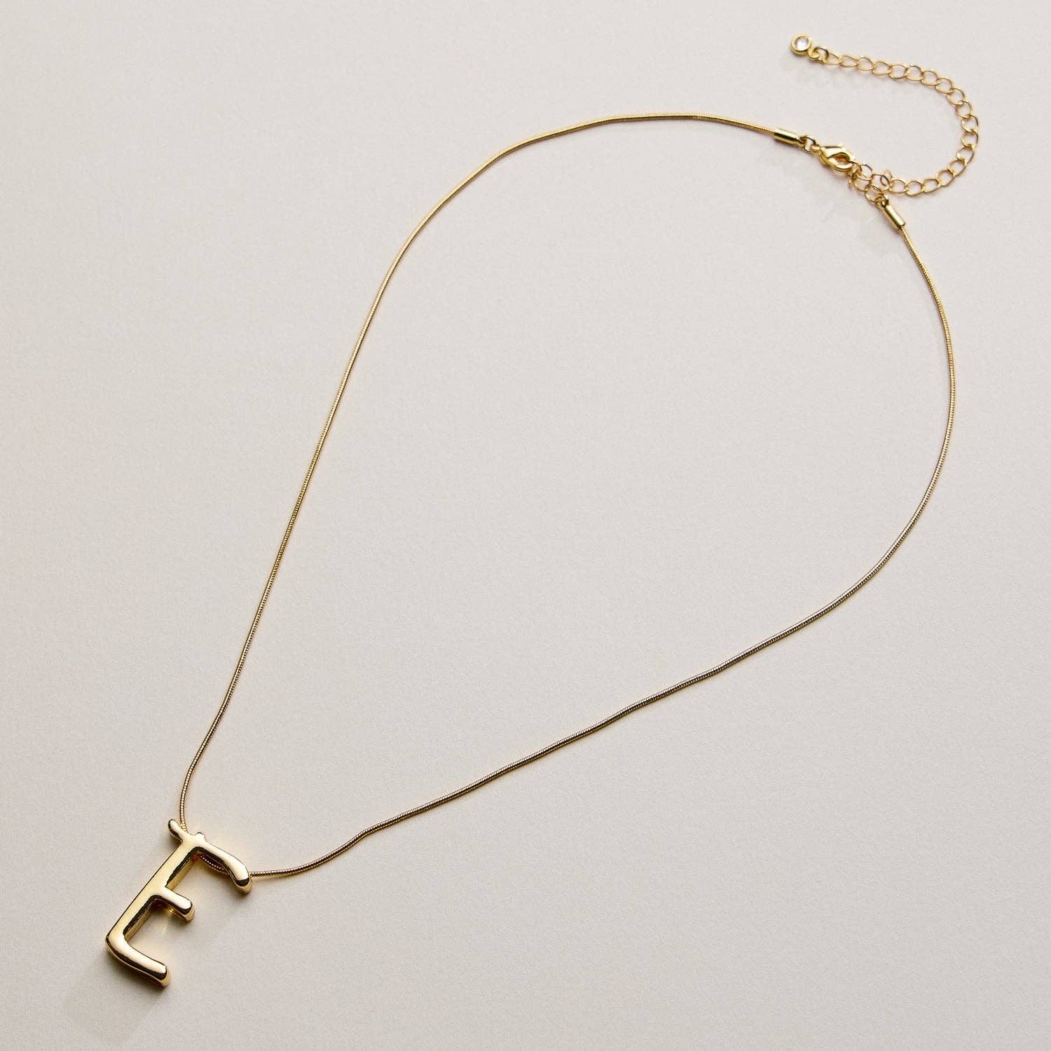 Frem - Wholesale Pendant/Charm Necklace - A Set of 16 Letters Gold Dipped Necklace – Gold & Silver Alphabet Charm Jewelry15