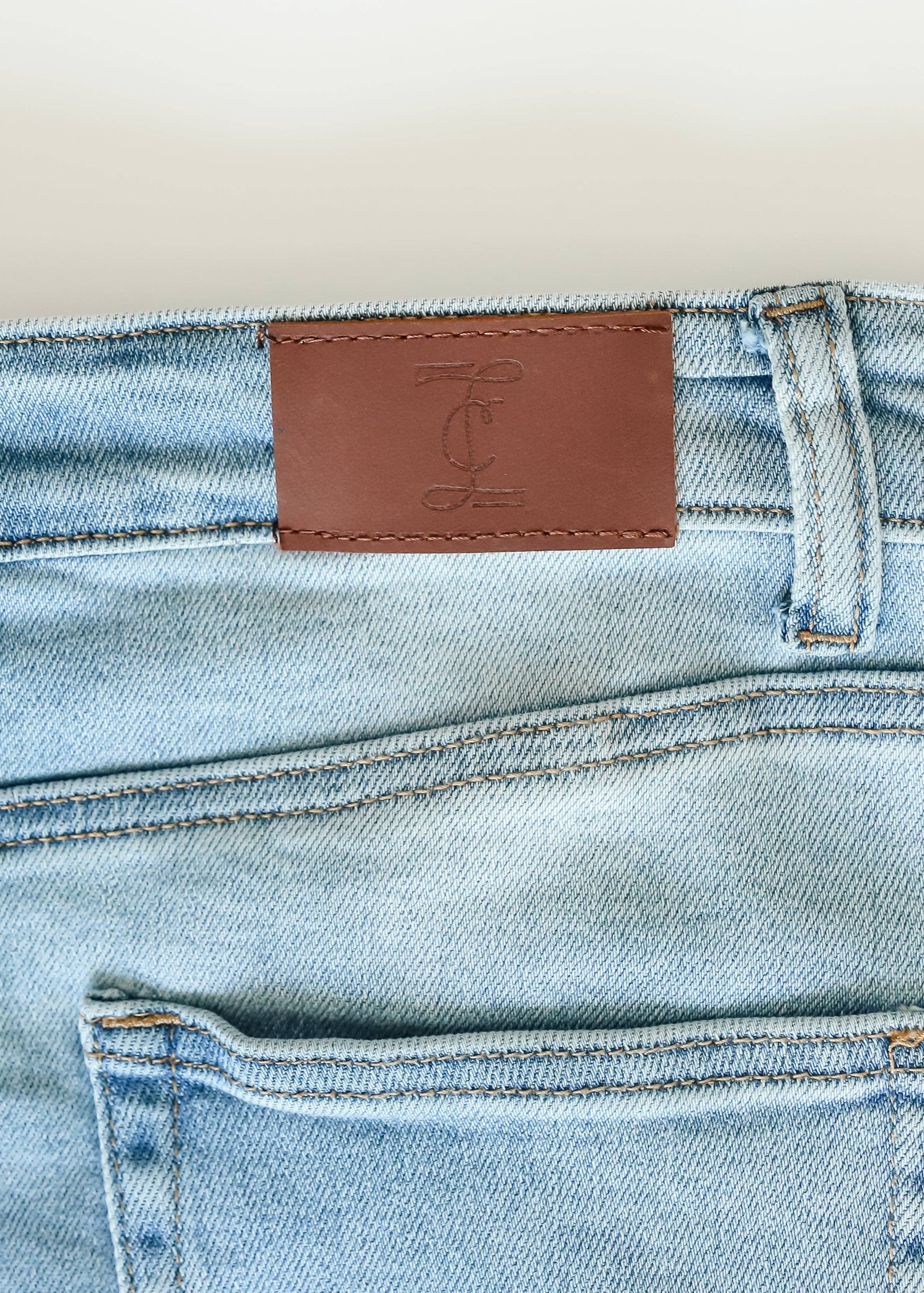 Inherit Clothing Company - Wholesale Skirt - Women's - Drew Raw Hem Midi Denim Skirt11