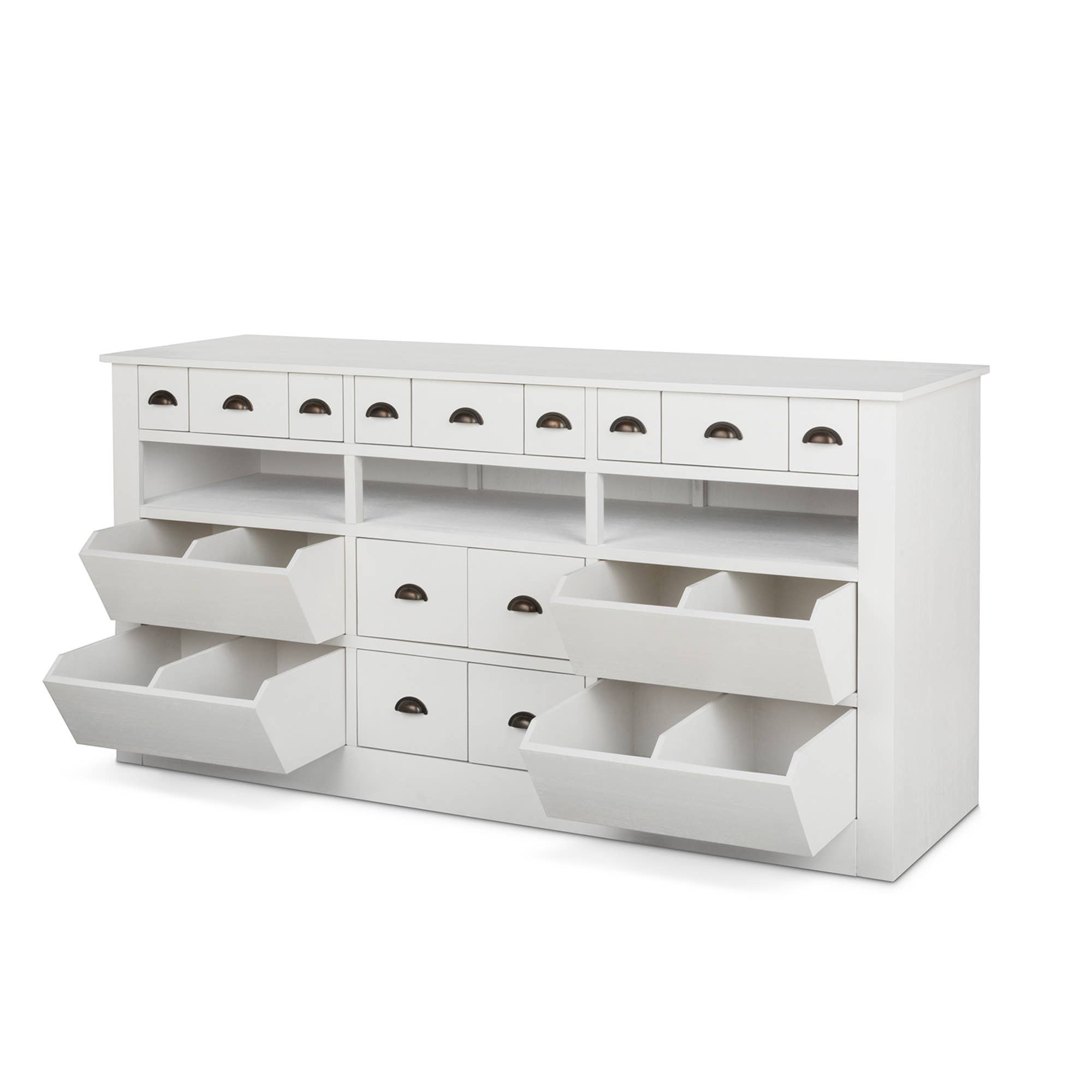 Park Hill Collection - Wholesale Display Case - Vine Hill Counter, Whitewash1