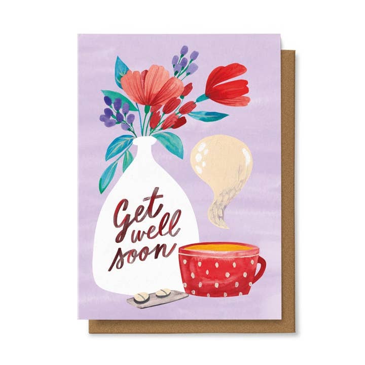 Get Well Soon Card 4X6 voor wholesale door Chaukiss