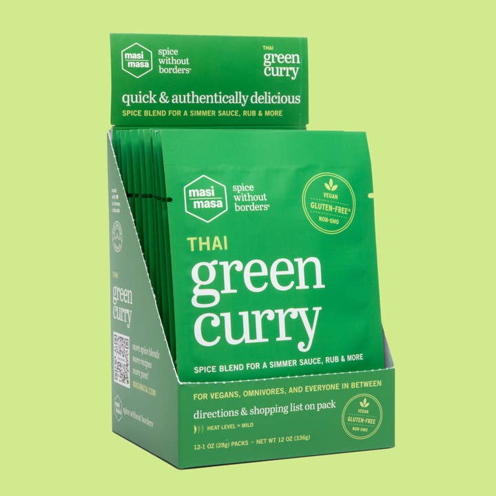 Thai Green Curry Spice Blend for wholesale by Masi Masa: Spice Without Borders