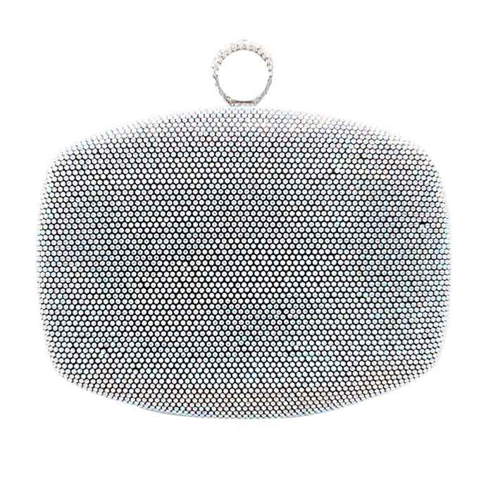 Shimmery Evening Clutch Bag Clasp Closure for wholesale by Madeline Love