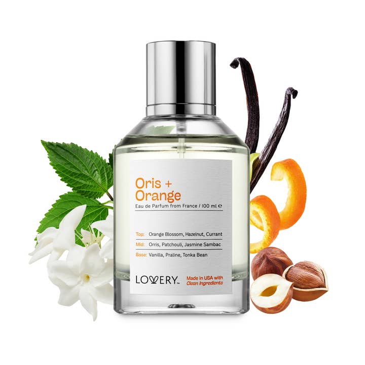 Lovery - Wholesale Perfume/Eau de Toilette - Oris and Orange Blossom Eau de Parfum, Made in USA 3.4 oz