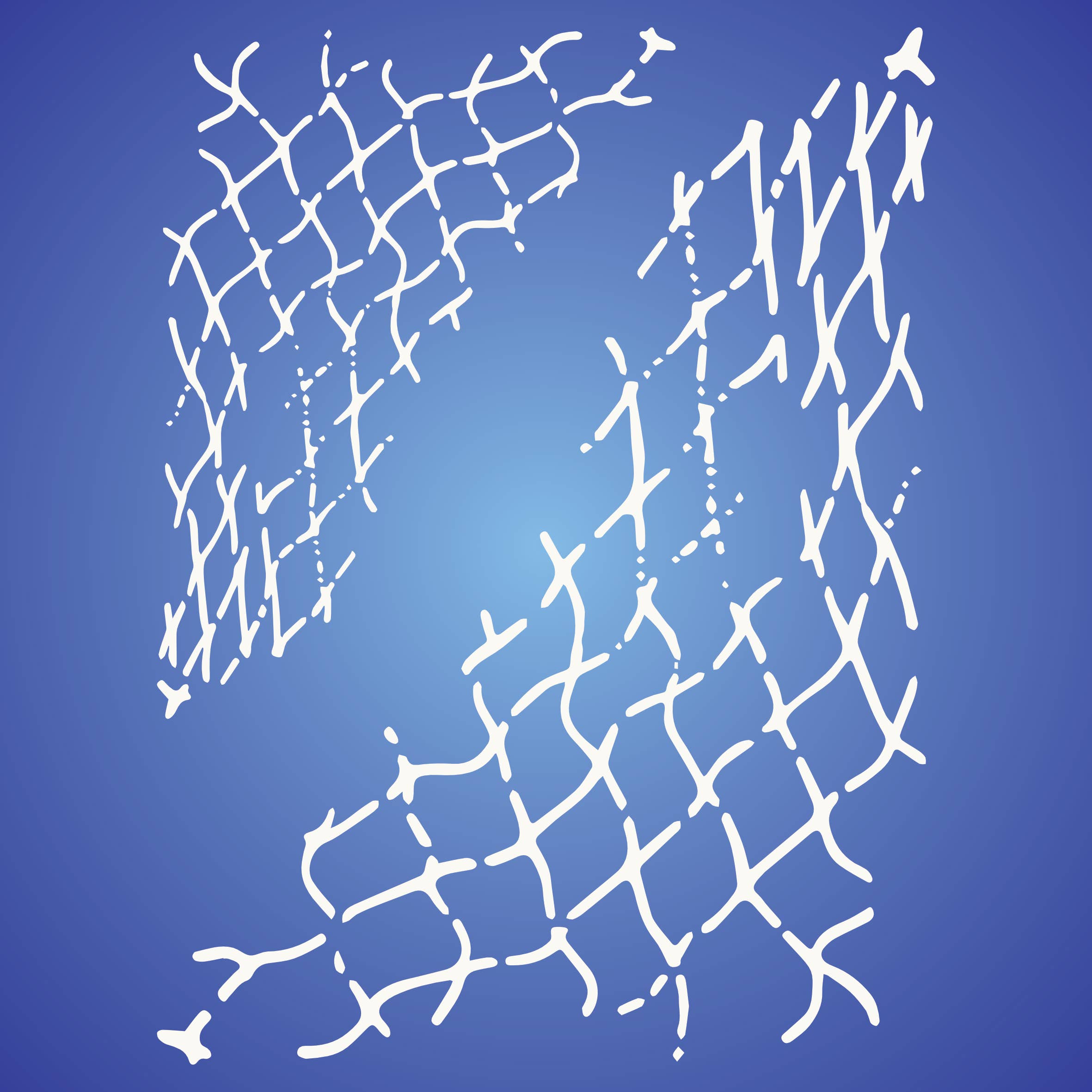 Craft Kreatively - Wholesale Stencil/Craft Die - Fishing Net Stencil | Reuseable | Mylar | 1 size4