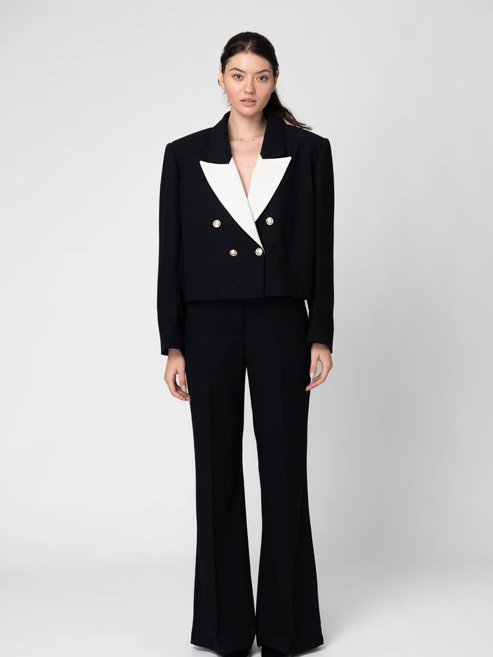 FUTURE PLANET OF STYLE - Wholesale Blazer - Women's - ROYAL NAVY UNIFORM BLAZER3