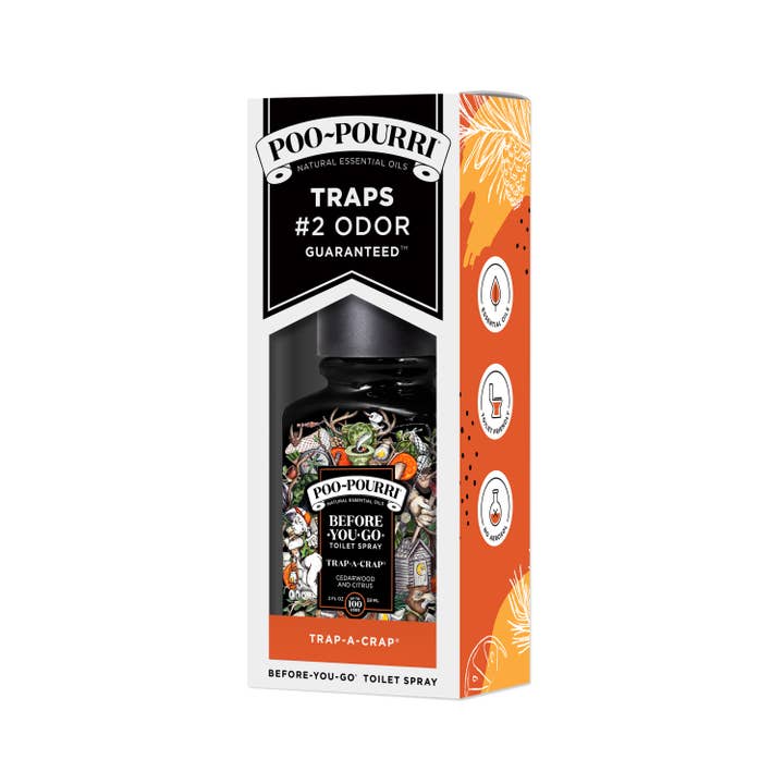 ~Pourri - Wholesale Toilet Spray - Poo~Pourri Trap-A-Crap 2oz boxed
