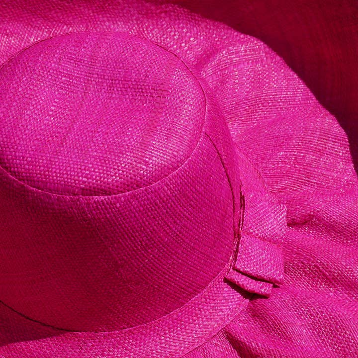 Le comptoir de la plage – wholesale Straw hat – Unisex – Capeline" rabane hat assorted handicraft from Madagascar