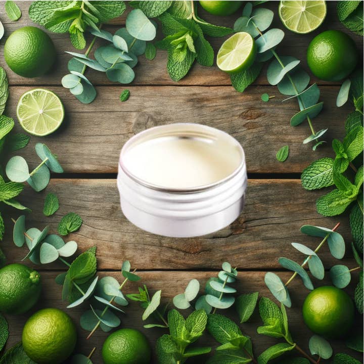 The Natural Deodorant Co. – wholesale Deodorant – Unisex – Active Deodorant Balm Mint + Eucalyptus 10g Mini4