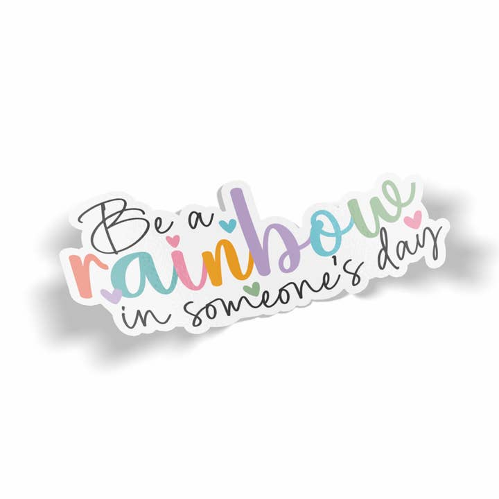 Pegatina Sé un arcoíris en el día de alguien para venta al por mayor de JE Creates