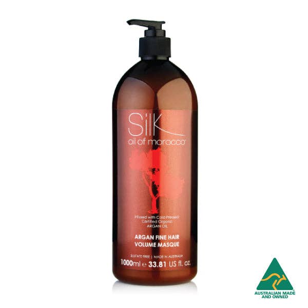 Monthly Deal - Argan Fine Hair Volume Masque 1 LITRE for wholesale by Silk oil of Morocco