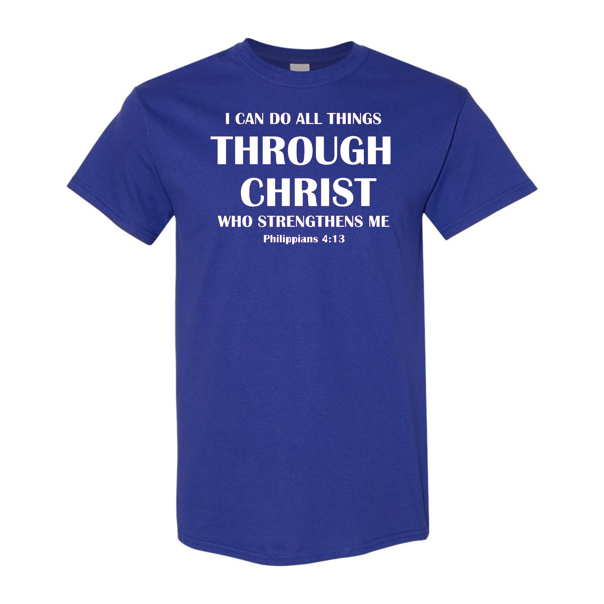 Love Ann Joy Apparel, LLC - Wholesale Screen Printed T-Shirt - Men's - I Can Do All Things Through Christ Christian T-Shirt4