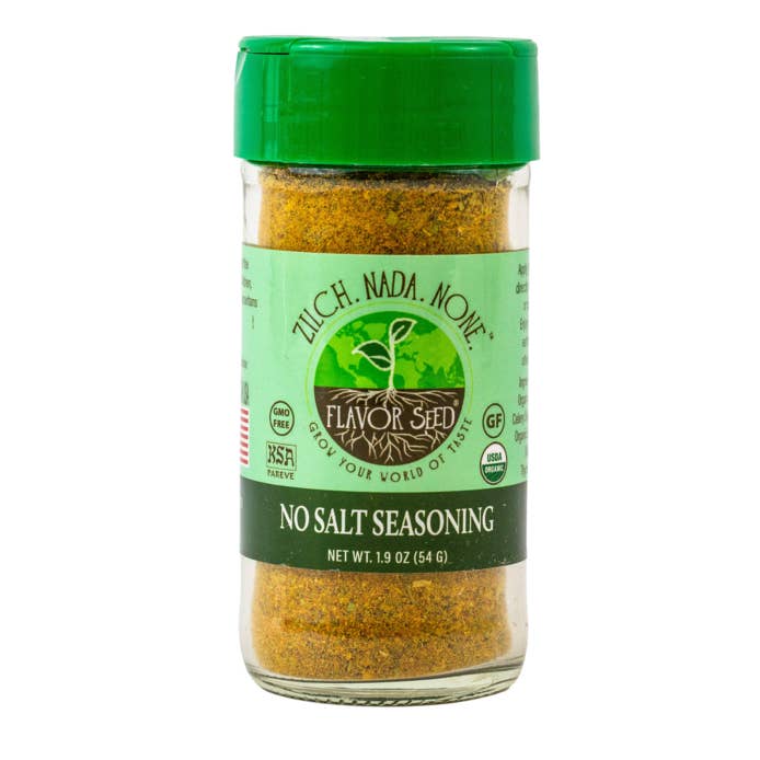Flavor Seed - Vendita all'ingrosso Mix di spezie secche - Condimento biologico senza sodio Zilch Nada None - 1,9 oz6